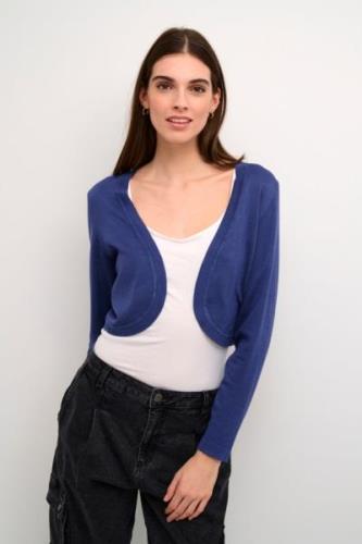 Kaffe Astrid Bolero Kvinde Blue Indigo Cardigans Str L - hos Magasin