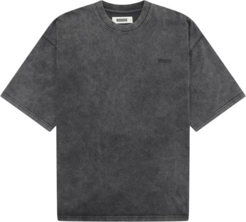 Woodbird Wbbeam Washed Home Tee Mand Black Kortærmede T-shirts Str L -...