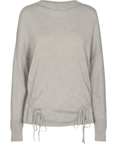 Oui 0069645 Kvinde Light Taupe Mel Sweaters Str 44 - hos Magasin