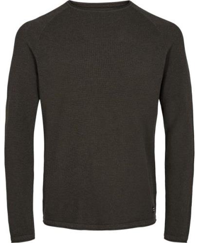 Jack & Jones Jjehill Knit Crew Neck Noos Mand Olive Night/melange Swea...