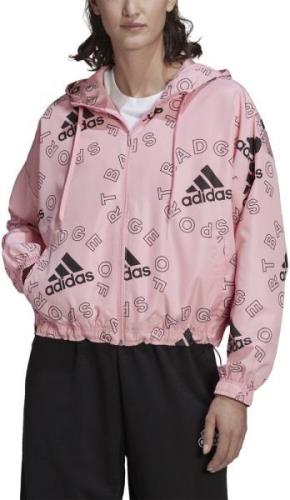 adidas Essentials Logo Allover Print Vindjakke L - Jakker Polyester ho...