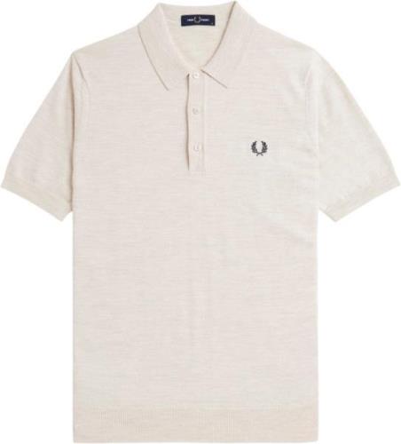 Fred Perry K7623 Mand Porridge Marl Sweaters Str XXL - hos Magasin