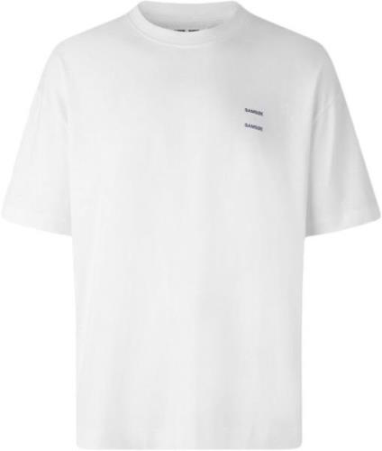 Samsøe Samsøe Joel Tshirt 11415 Mand White Kortærmede T-shirts Str L -...