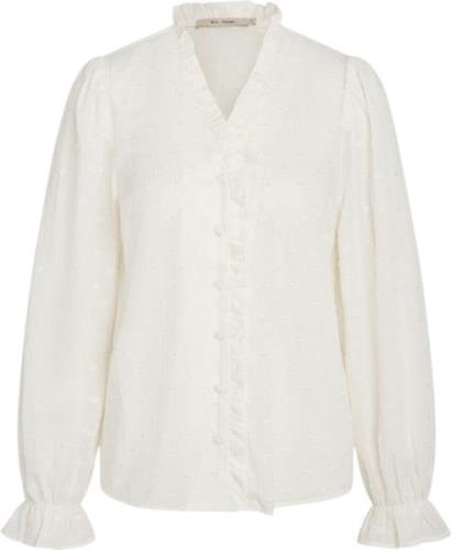 Rue de Femme Agaly Shirt RdF Kvinde Off White Skjorter Str L - hos Mag...