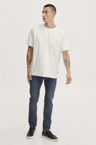 !Solid Sddanton SS Tee Mand Oatmeal Kortærmede T-shirts Str L - hos Ma...