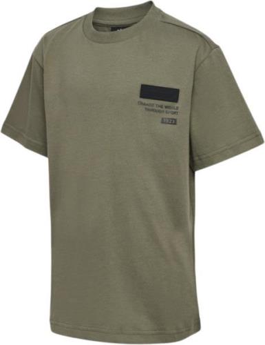 Hummel Hmlarchie Tshirt S/S Str 4 år / 104 cm - Army Kortærmede T-shir...