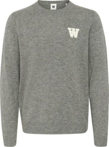 Wood Wood Wwtay L Kvinde Light Melange Grey Langærmede Bluser Str L - ...