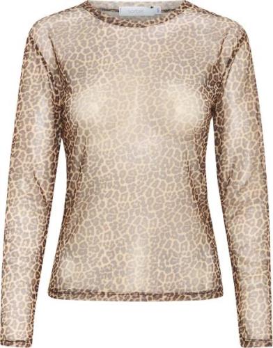 Sorbet Sbinna Leotop Kvinde Animal Toppe Str S/M - hos Magasin