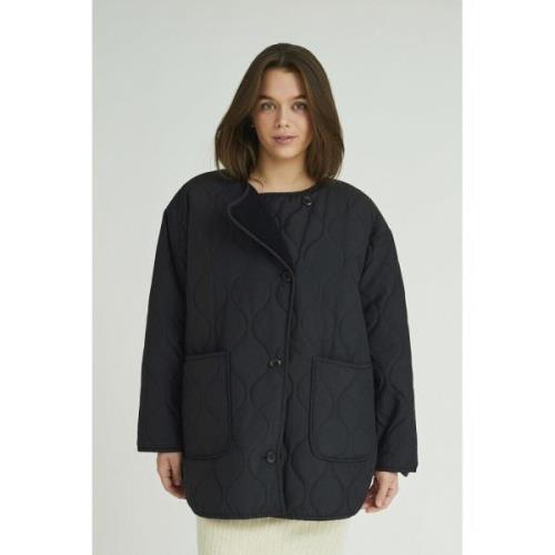 A-VIEW Asta Jacket Kvinde Black Overgangsjakker Str 40 - hos Magasin