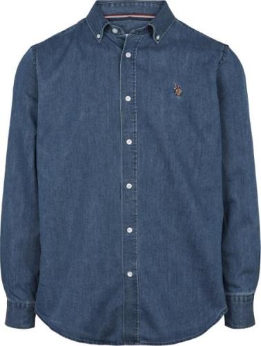 U.S. Polo Assn. Uspa Shirt Craig Men Mand Denim Langærmede Skjorter St...