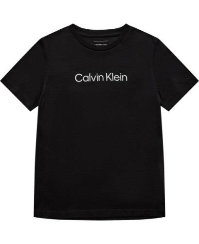 Calvin Klein Inst. Logo SS Tshirt Str 8 - Ck Black Kortærmede T-shirts...