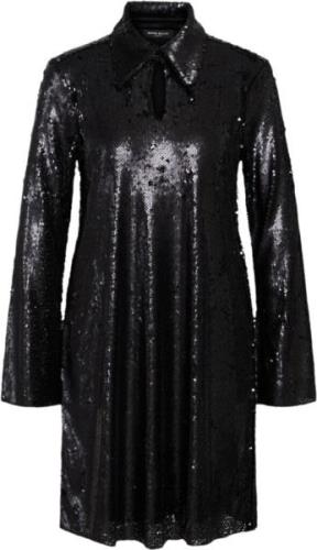 Bruuns Bazaar Moeabburiela Dress Kvinde Black Korte Kjoler Str 40 - Po...