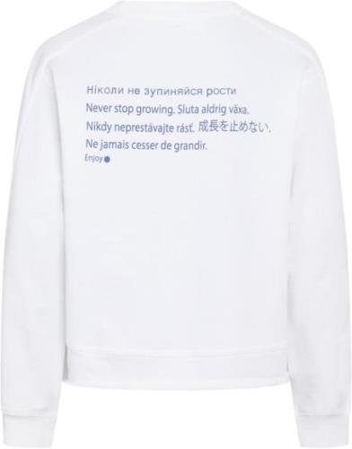 Grunt Hellin Sweat Str XL/16Y - White Sweatshirts hos Magasin