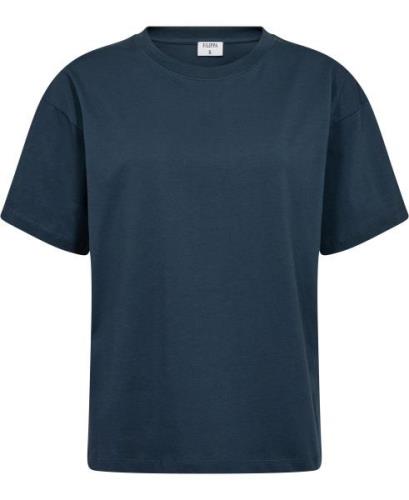 Filippa K Loose Fit Tee Kvinde Dawn Blue Kortærmede T-shirts Str L - h...