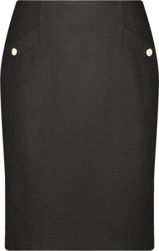 Gerry Weber Skirt Woven Short Kvinde Black Midi Nederdele Str 40 - hos...