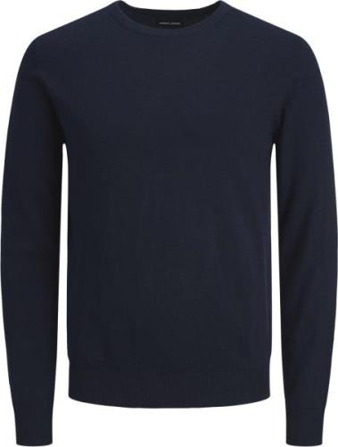 Jack & Jones Jjeemil Knit Crew Neck Noos Mand Blå Sweaters Str XS - ho...