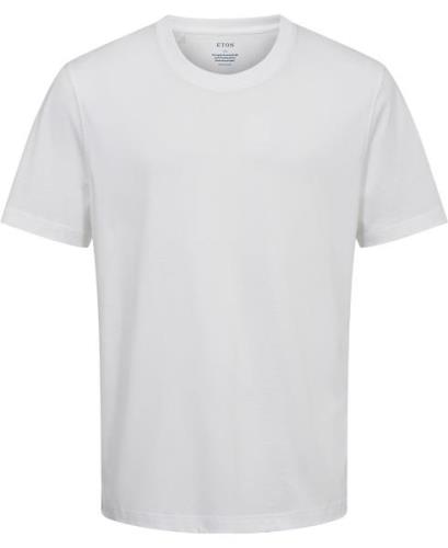 ETON Cotton Single Jersey Tshirt / A cl Mand White Kortærmede T-shirts...