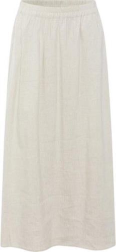 Rue de Femme ¤ Amara Skirt RdF ¤ Kvinde Vanilla Cream Maxi Nederdele S...