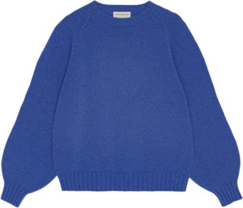 Moshi Moshi Mind Sienna Knit Wool Kvinde Bright Blue Sweaters Str L - ...