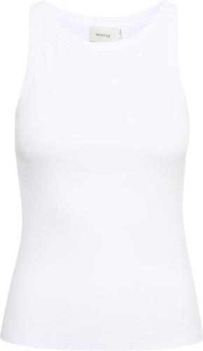 Gestuz Drewgz sl top Noos Kvinde Bright White Tanktoppe Str XXS - hos ...