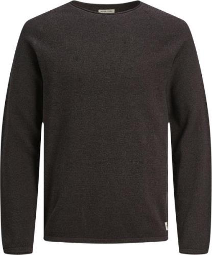 Jack & Jones Jjehill Knit Crew Neck Noos Mand Seal Brown/twist Sweater...