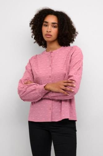 Kaffe Kaenya Blouse Kvinde Mesa Rose Langærmede Bluser Str 40 - hos Ma...