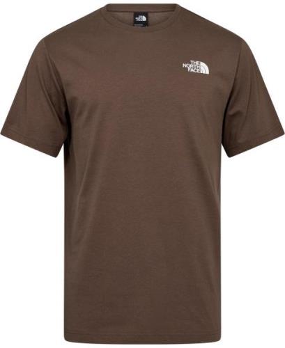 The North Face M S/S BOX NSE TEE Smokey Brown/tnf Mand Smokey Brown/tn...