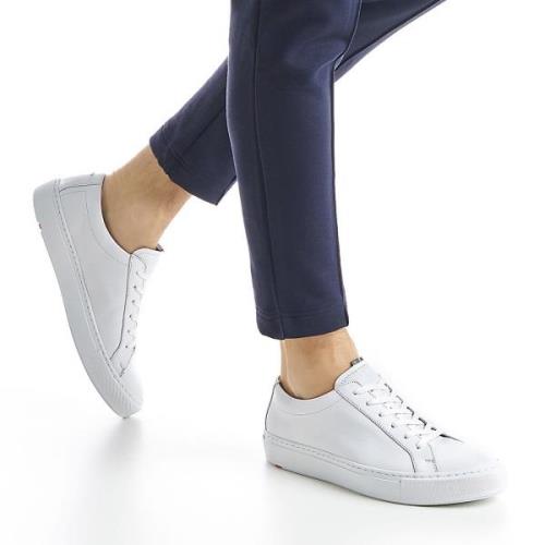 Lloyd Abel Mand White Sneakers Str 42 - Læder hos Magasin