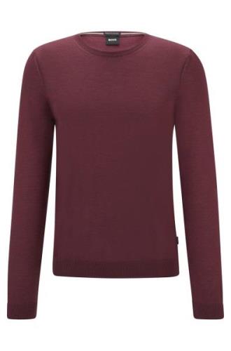 BOSS Lenop Mand Dark Red Sweaters Str L - hos Magasin