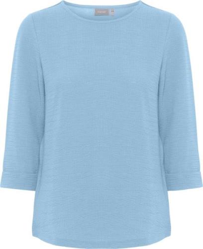 Fransa Frjackie PU 3 Kvinde Ethereal Blue Langærmede T-shirts Str L - ...