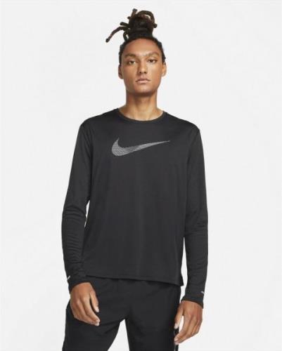 Nike Drifit UV Run Division Miler Løbetrøje S - T-shirts hos Magasin