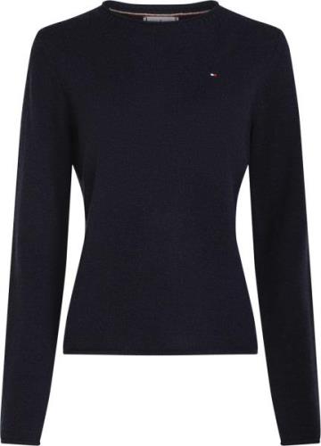 Tommy Hilfiger Soft Wool CNK Sweater Kvinde Desert Sky Sweaters Str L ...