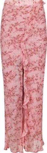 Neo Noir Vinza Dot Print Skirt Kvinde Rose Maxi Nederdele Str 40 - hos...