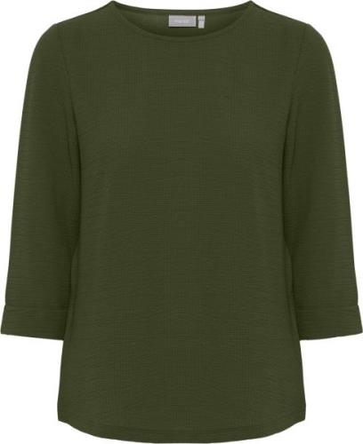 Fransa Frjackie PU 3 Kvinde Rifle Green Langærmede T-shirts Str L - ho...