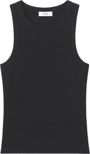 Envii Enally Racer TOP 5314 Kvinde Black Tanktoppe Str L - hos Magasin