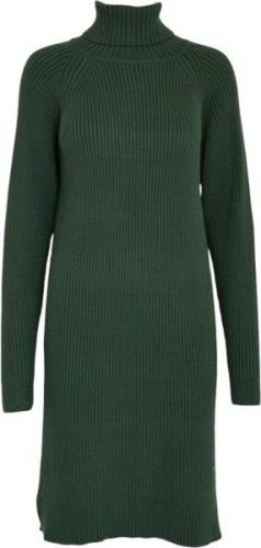 Minus Ava Knit Turtleneck Dress Kvinde Jungle Green Korte Kjoler Str L...