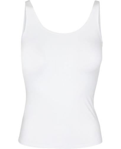 Wolford Beauty Cotton Top Kvinde Pearl Tanktoppe Str L - hos Magasin