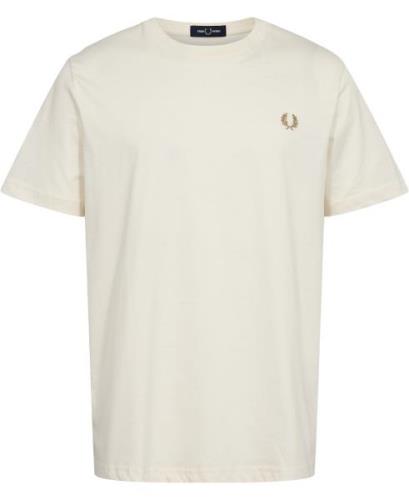 Fred Perry M1600 Mand Ecru/warm Stone Kortærmede T-shirts Str L - Bomu...