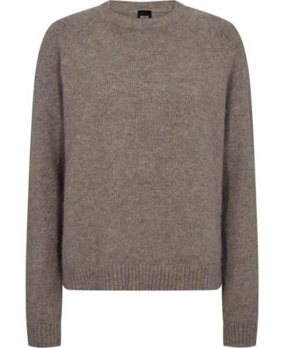 BOSS Febisan Kvinde Open Grey Sweaters Str S - hos Magasin