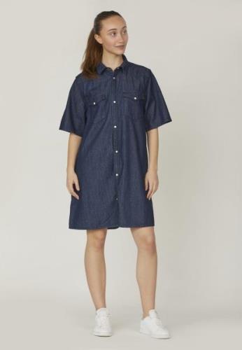 SisterS Point Osaa. DR Kvinde Unwashed Midi Kjoler Str L - Denim hos M...