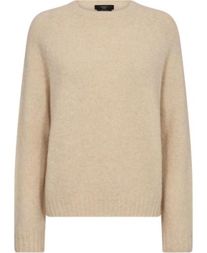 Weekend Max Mara Ghiacci Kvinde Ecru Sweaters Str L - hos Magasin