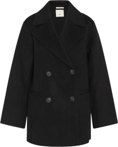 Heartmade Joan Coat HM Kvinde Black Overgangsjakker Str 40 - hos Magas...