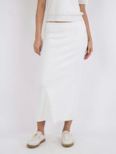 Neo Noir Aston Knit Skirt Kvinde Off White Maxi Nederdele Str 40 - hos...