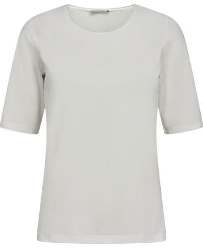 Micha BB Tshirt _ Basic Must Kvinde Off White Kortærmede T-shirts Str ...