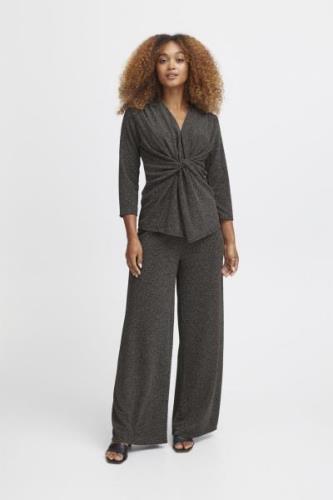 Sorbet Sbfranca Pant Kvinde Black Bukser Med Brede Ben Str S/M - hos M...