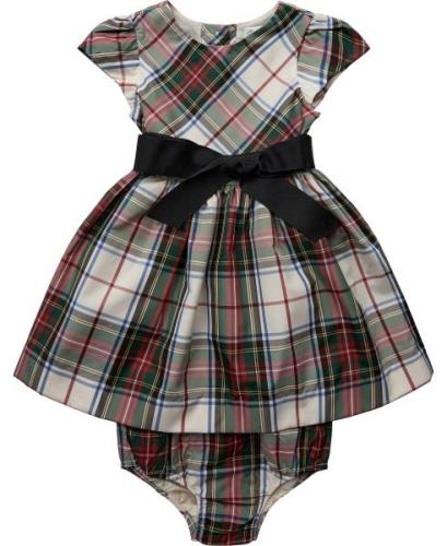 Polo Ralph Lauren Plaid Fitand-flare Dress & Bloomer Str 6M / 6-9 mdr ...