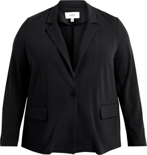 Evoked Vila Viloan L/S Fitted Blazer/su/cur N Kvinde Black Blazere Str...