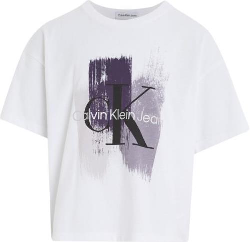 Calvin Klein Short Sleeve Tshirt Str 8 år - Yaf Kortærmede T-shirts Bo...