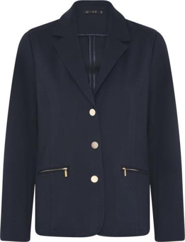 Micha Blazer_ Stretchy Fabric Kvinde Navy Overgangsjakker Str 40 - hos...