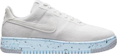 Nike air Force 1 Crater Flyknit Kvinde White/white-pure Platinum Sneak...